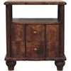 Artisan Furniture Naktinis staliukas su 2 stalčiais
