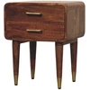 Artisan Furniture Naktinis staliukas su 2 stalčiais