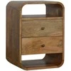 Artisan Furniture Naktinis staliukas su 2 stalčiais
