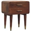 Artisan Furniture Naktinis staliukas su 2 stalčiais