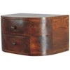 Artisan Furniture Naktinis staliukas su 2 stalčiais