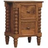 Artisan Furniture Naktinis staliukas su 2 stalčiais