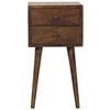 Artisan Furniture Nordic naktinis staliukas su 2 stalčiais