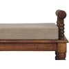 Artisan Furniture Oak Mud mango medienos suoliukas, gintarinio ąžuolo atspalvio