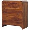 Artisan Furniture Riešutmedžio komoda su 3 stalčiais