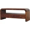Artisan Furniture Riešutmedžio konsolinis staliukas su 3 stalčiais