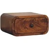Artisan Furniture Riešutmedžio Mini naktinis staliukas su 1 stalčiumi