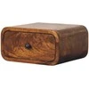 Artisan Furniture Riešutmedžio Mini naktinis staliukas su 1 stalčiumi