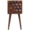 Artisan Furniture Riešutmedžio Mini naktinis staliukas su 2 stalčiais