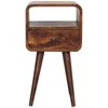 Artisan Furniture Riešutmedžio Mini naktinis staliukas