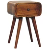 Artisan Furniture Riešutmedžio Mini naktinis staliukas su 1 stalčiumi