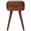 Artisan Furniture Riešutmedžio Mini naktinis staliukas su 1 stalčiumi