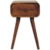 Artisan Furniture Riešutmedžio Mini naktinis staliukas su 1 stalčiumi
