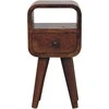 Artisan Furniture Riešutmedžio Mini naktinis staliukas
