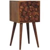 Artisan Furniture Riešutmedžio Mini naktinis staliukas su 2 stalčiais
