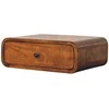 Artisan Furniture Riešutmedžio naktinis staliukas su 1 stalčiumi