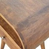 Artisan Furniture Riešutmedžio naktinis staliukas su 1 stalčiumi