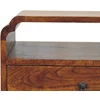 Artisan Furniture Riešutmedžio atspalvio naktinis staliukas, 45 cm