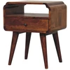 Artisan Furniture Riešutmedžio atspalvio naktinis staliukas, 45 cm