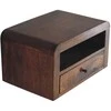 Artisan Furniture Riešutmedžio naktinis staliukas su 1 stalčiumi