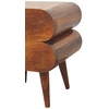 Artisan Furniture Riešutmedžio atspalvio naktinis staliukas, 45 cm