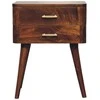 Artisan Furniture Riešutmedžio Nordic naktinis staliukas