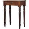 Artisan Furniture Riešutmedžio rašomasis stalas su tekintomis kojomis