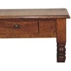 Artisan Furniture Riešutmedžio rašomasis stalas su tekintomis kojomis