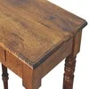 Artisan Furniture Riešutmedžio rašomasis stalas su tekintomis kojomis
