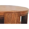 Artisan Furniture Savoy Leather mango medienos kavos staliukas