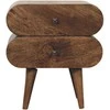 Artisan Furniture Siauras naktinis staliukas su 2 stalčiais