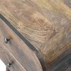 Artisan Furniture Siauras naktinis staliukas su 2 stalčiais