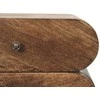 Artisan Furniture Siauras naktinis staliukas su 2 stalčiais