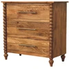 Artisan Furniture Spindle -Drawer mango medienos komoda su 3 stalčiais