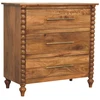 Artisan Furniture Spindle -Drawer mango medienos komoda su 3 stalčiais