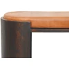 Artisan Furniture Valencia Leather Shoe mango medienos suoliukas