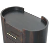 Artisan Furniture Valencia Two-Drawer mango medienos naktinis staliukas su 2 stalčiais