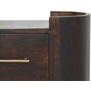 Artisan Furniture Valencia Two-Drawer mango medienos naktinis staliukas su 2 stalčiais