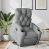 Fotelis Atsistojantis atlošiamas krėslas, šviesiai pilkas, audinys