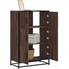 Highboard Rudas ąžuolas 68x35x106,5 cm Mediena ir metalas