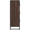 Highboard Rudas ąžuolas 68x35x106,5 cm Mediena ir metalas