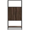 Highboard Rudas ąžuolas 68x35x139 cm Mediena ir metalas