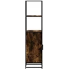 Highboard Rūkytas ąžuolas 35,5x35x139 cm Mediena ir metalas