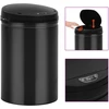 Automatinė šiukšliadėžė su jutikliu, juoda, plienas, 30l