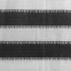 Balkono pertvara, antracito ir baltos spalvos, 75x300cm, HDPE