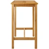 Baro stalas Natūrali 110 x 60 x 105 cm Kietasis teak