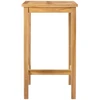 Baro stalas Natūrali 60 x 60 x 105 cm Kietasis teak