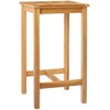 Baro stalas Natūrali 60 x 60 x 105 cm Kietasis teak