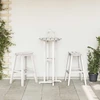 Baro taburetė 2 pcs Balta 52 x 43 x 73,5 cm HDPE