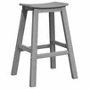 Baro taburetė 2 pcs Šviesiai pilka 52 x 43 x 73,5 cm HDPE